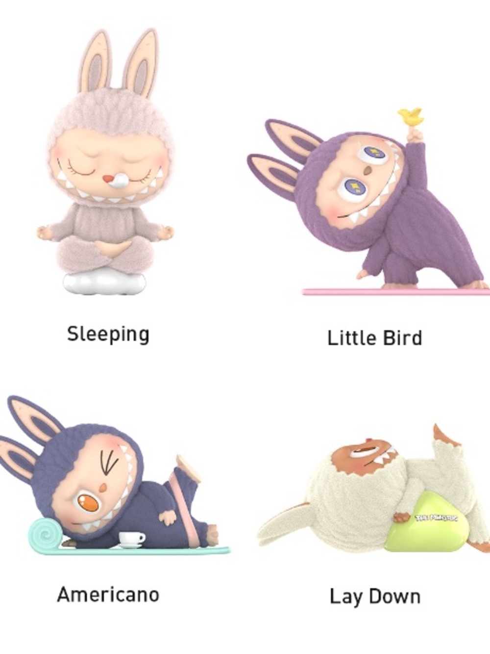 POP MART The Monsters Labubu Lazy Yoga Series Figures - BLIND BOX - Picture 4 of 4